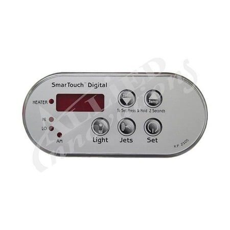 ACC KP-2105 Smartouch Spa Side Control for Time-Temp-Light-Jets-Set, Ribbon Cable - LED 5-Button