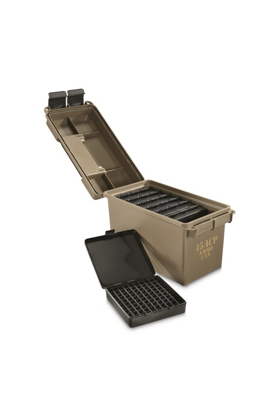 ACC45 Ammo Can Combo, Holds 700 Rounds, Bulk Ammo Storage, Stackable, USA Made, Dark Earth