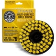 thumbnail image 1 of ACC507 Medium Duty Spinner Multi-Surface Drill Brush Attachment (Fits Any Standard Drill - Power Scrubber Removes Stains & Cleans Floor Mats, Upholstery & Carpets), Yellow, 1 of 2