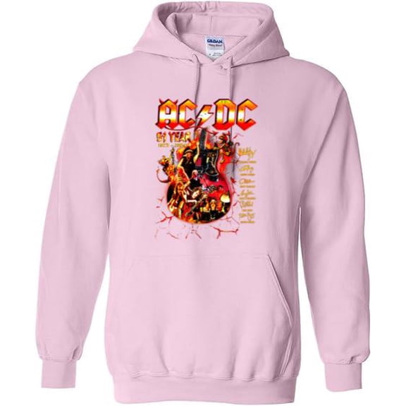 ACCC Classic Rock Band Music Fan Hard Rock Guitar Legend Graphic Art Tribute Hoodie Unisex, up to 5XL