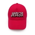 thumbnail image 1 of ACCEHUT MAGA Baseball Cap, Cotton, Red, Unisex, Adjustable, 1 of 7