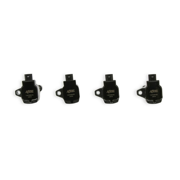 ACCEL 140084K-4 Ignition Coils - Black, 4-Pack