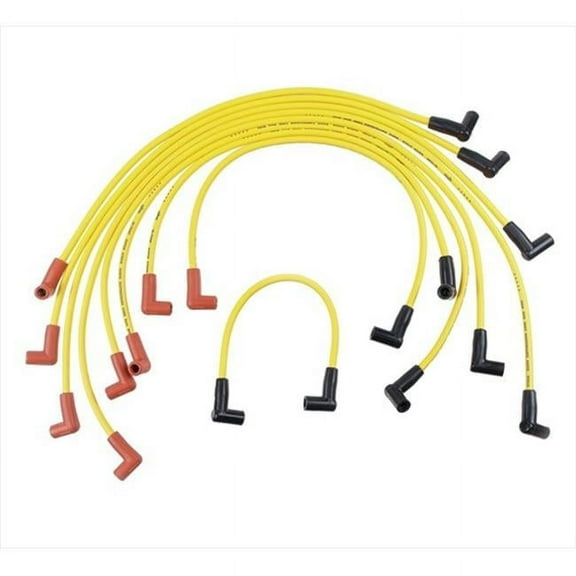 ACCEL 4048 8 Mm. Super Stock Graphite Custom Wire Set- Yellow