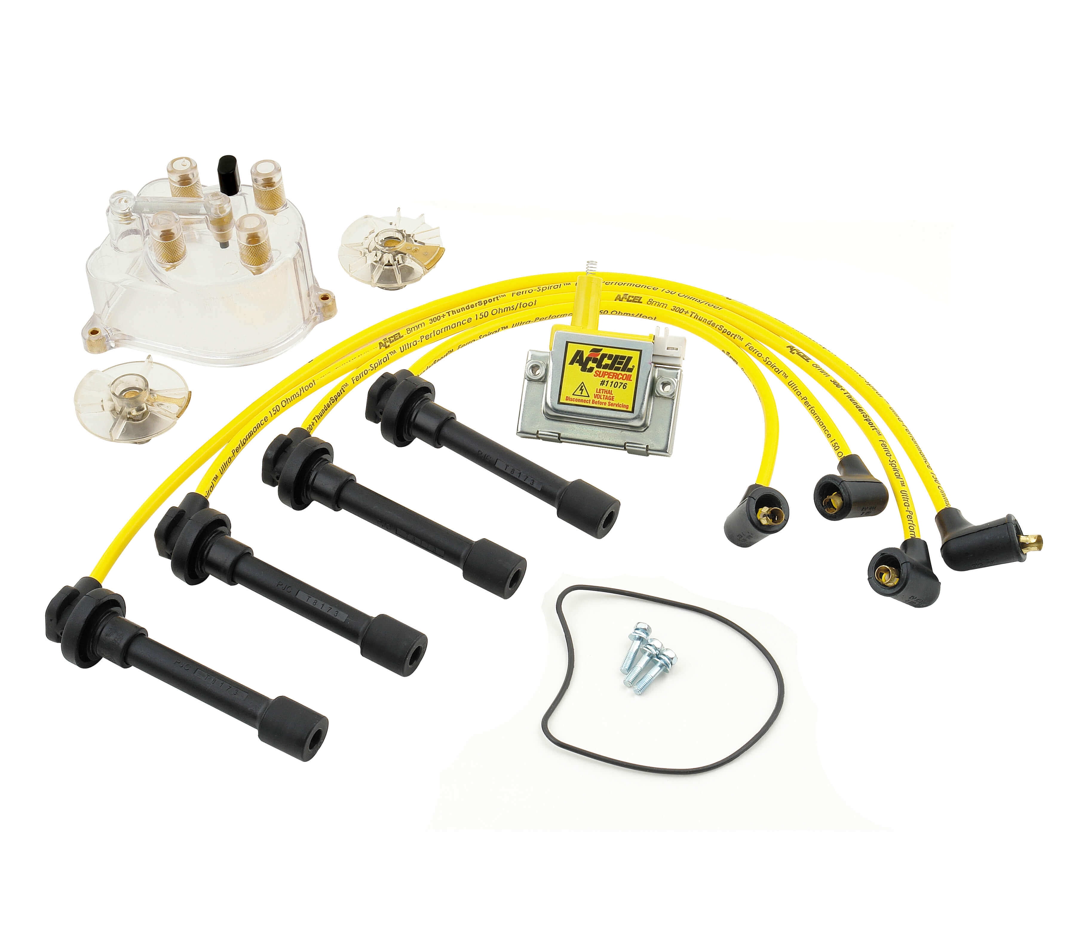 ACCEL HST1 Distributor Cap / Rotor / Coil / Spark Plug Wire Kit