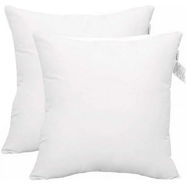 ACCENT HOME Pack of 2 pc Hypoallergenic Square Form Decorative Throw