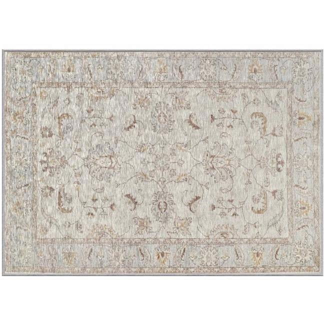 コゲ肌 RUG Gel Pro 6065612 34 x 24 in. Geometric Polyester Accent Rug, Beige