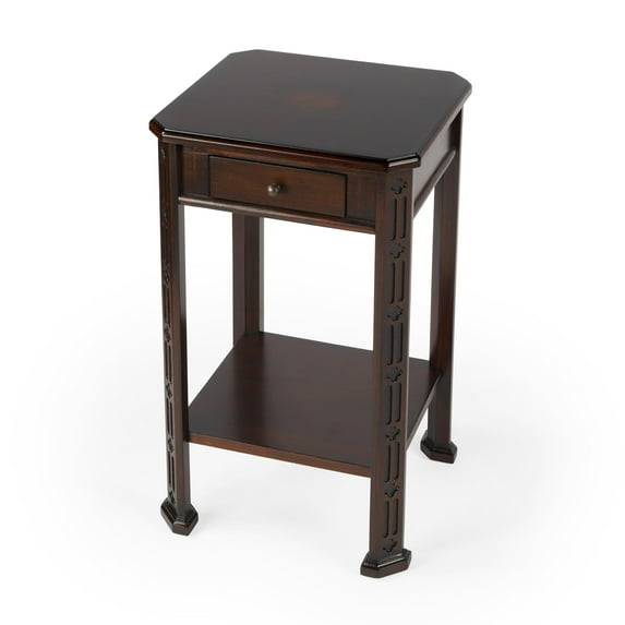Butler Specialty Pull Out Drawer Accent Table In Plantation Cherry