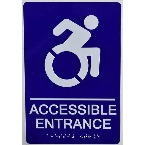 Building Signs Sensation ACCESSIBLE Aluminium Sign