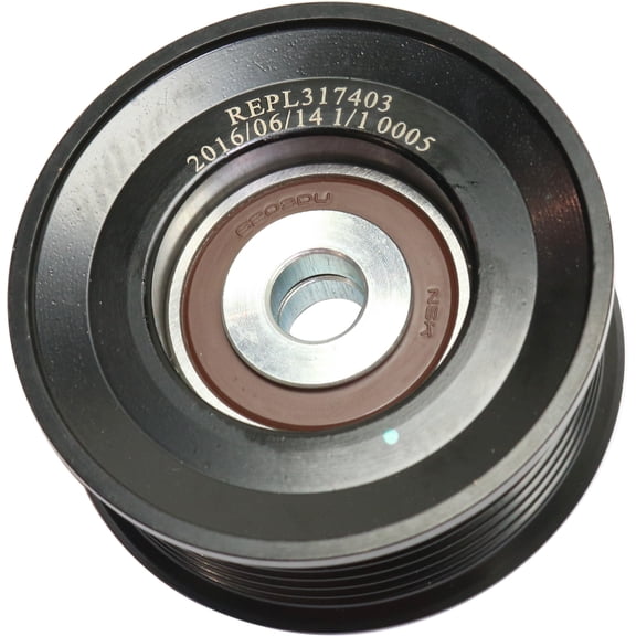 ACCESSORY BELT IDLER PULLEY Compatible with LEXUS LX470 / LAND CRUISER 98-07 / SC430 02-10 , Grooved Pulley