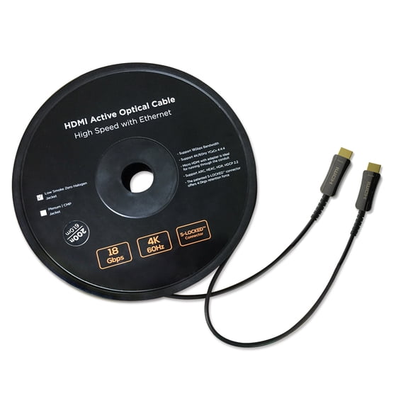 ACCL 100Ft AOC HDMI Cable 4K/60Hz LSZH, 1 Pack