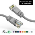 thumbnail image 1 of ACCL 100Ft Cat5E UTP Ethernet Network Booted Cable Gray, 4 Pack, 1 of 1