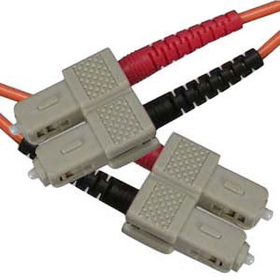 ACCL 10m SC/UPC SC/UPC OM2 Multimode Duplex OFNR Fiber Optic Patch Cable, 1 Pack