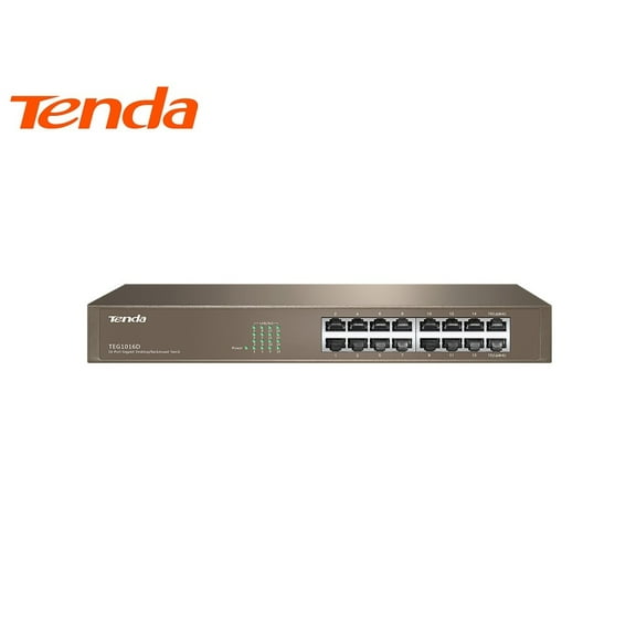 ACCL 16-Port Gigabit Ethernet Switch Tenda (TEG1016D v6), 1 Pack