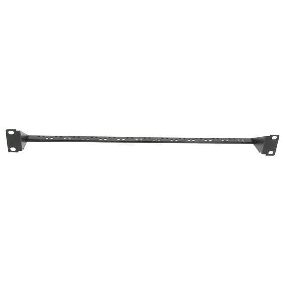 ACCL 19 inch 1U Support Bar Black, 1 Pack