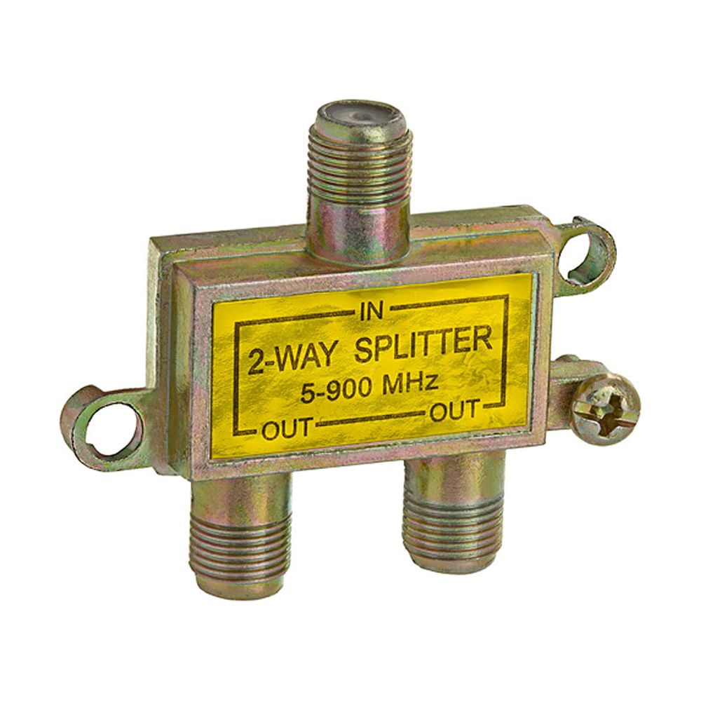 ACCL 2-Way Splitter 5-900MHz F-Type Mini-Type, 3 Pack - Walmart.com