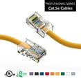thumbnail image 1 of ACCL 25Ft Cat5E UTP Ethernet Network Non Booted Cable Yellow, 5 Pack, 1 of 1
