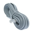 thumbnail image 1 of ACCL 25Ft RJ11 Modular telephone Cable Straight, 2 Pack, 1 of 1