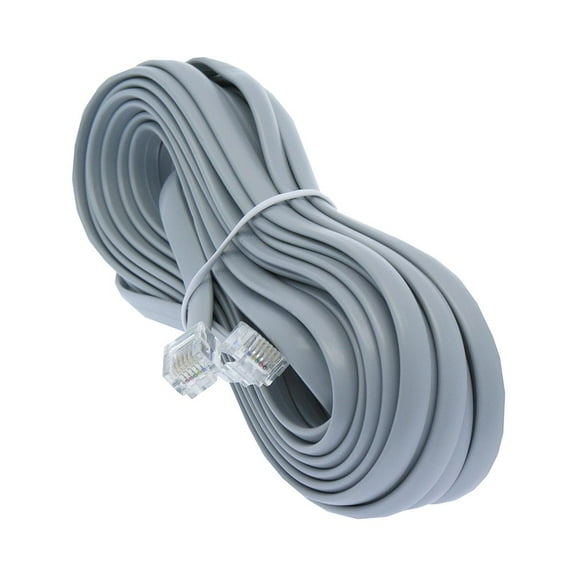 ACCL 25Ft RJ12 Modular Cable Straight, 4 Pack