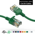 thumbnail image 1 of ACCL 2Ft Cat6A UTP Slim Ethernet Network Booted Cable 28AWG Green, 1 Pack, 1 of 1