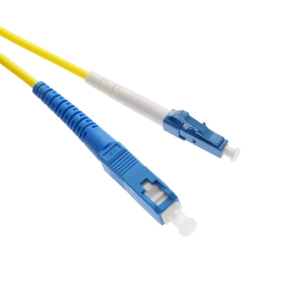ACCL 2m LC/UPC-SC/UPC Singlemode Simplex Fiber Optic Patch Cable, 4 Pack