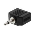 thumbnail image 1 of ACCL 3.5mm Mono Plug to 2x3.5mm Stereo Jack Adapter, 3 Pack, 1 of 2