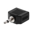 thumbnail image 1 of ACCL 3.5mm Mono Plug to 2x3.5mm Stereo Jack Adapter, 2 Pack, 1 of 2