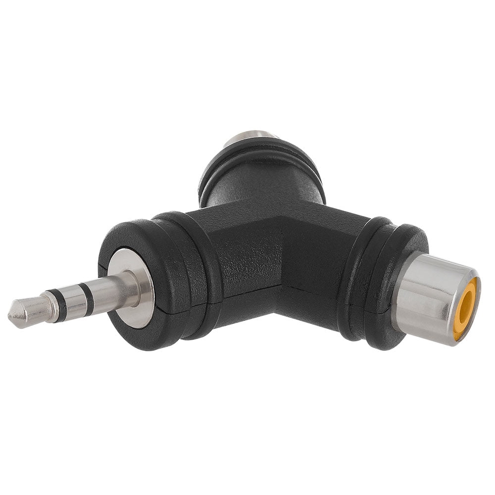 Triangular Jack ACCL 3.5mm Stereo Plug to 2 x RCA Jack Adapter - Triangular, 25 Pack ...