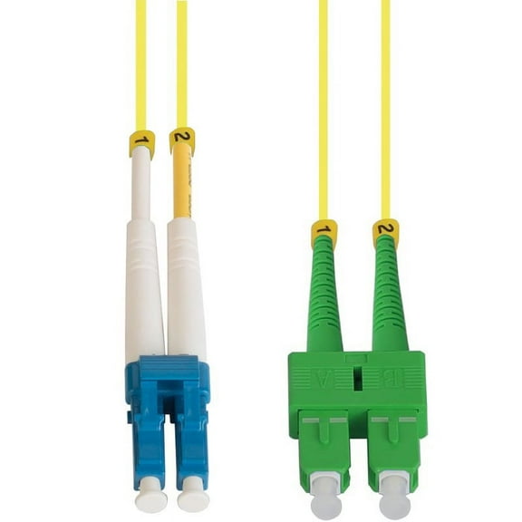 ACCL 3m LC/UPC-SC/APC Singlemode Duplex Fiber Optic Patch Cable, 1 Pack