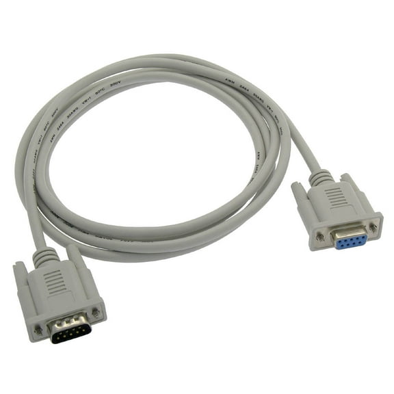 ACCL 50Ft DB9 Male to Female Serial Cable, 2 Pack