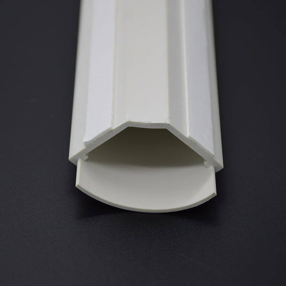 ACCL 5Ft Small Corner Duct Cable Raceway White (W43 x H23mm), 1 Pack