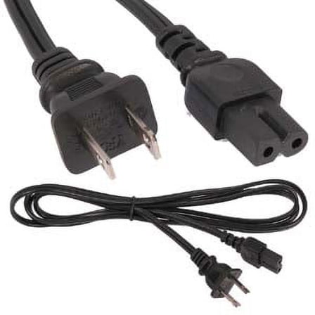 ACCL 6Ft 2-Prong Polarized Power Cord NIMA1-15 to C7 18/2, 1 Pack