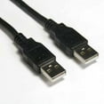 thumbnail image 1 of ACCL 6Ft A-Male to A-Male USB2.0 Cable Black, 4 Pack, 1 of 1