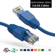 ACCL 6Ft Cat6A UTP Ethernet Network Booted Cable Blue, 1 Pack