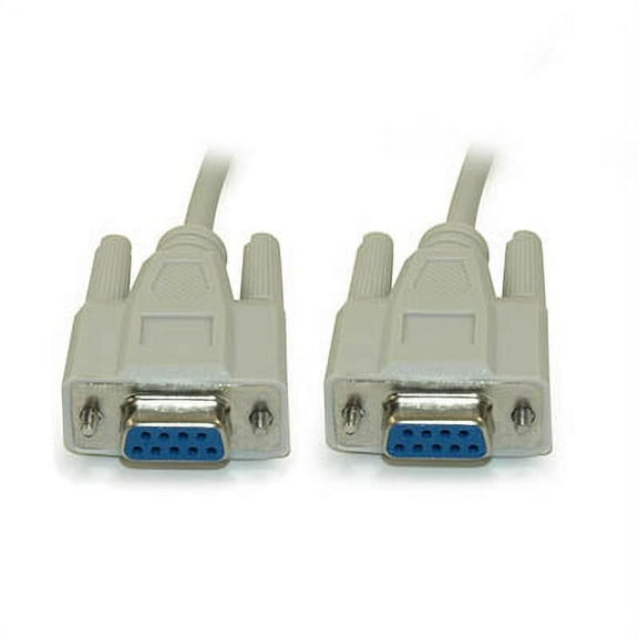 ACCL 6Ft DB9 Female to Female Serial Cable, 1 Pack