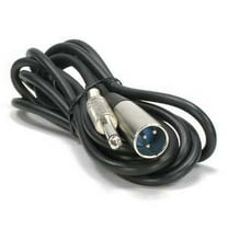 ACCL 6Ft XLR 3P Male 1/4" Unbalanced Microphone Cable, 1 Pack