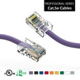 thumbnail image 1 of ACCL 7Ft Cat5E UTP Ethernet Network Non Booted Cable Purple, 10 Pack, 1 of 1