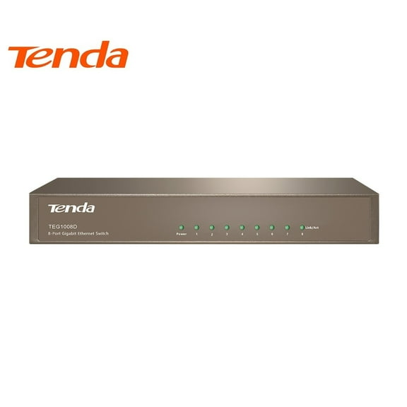 ACCL 8-Port Gigabit Desktop Switch Tenda (TEG1008D), 10 Pack