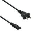 thumbnail image 1 of ACCL 8Ft 2-Prong Figure-8 Power Cord 18/2, 5 Pack, 1 of 1