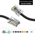 thumbnail image 1 of ACCL 8Ft Cat5E UTP Ethernet Network Non Booted Cable Black, 2 Pack, 1 of 1