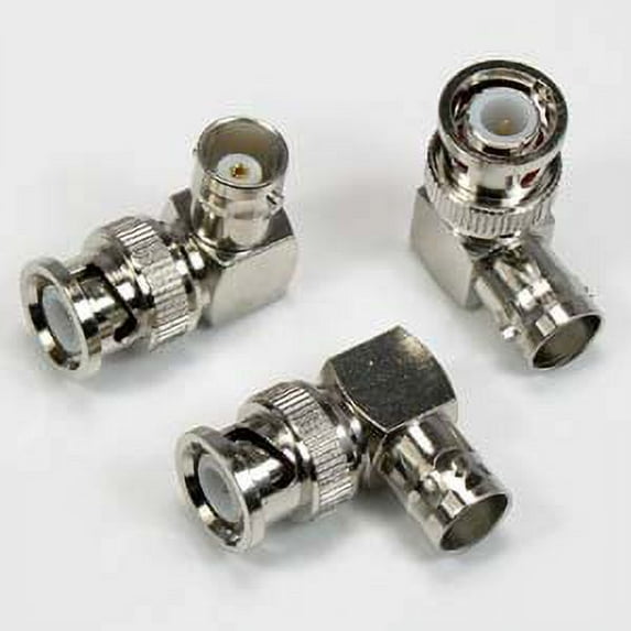 ACCL BNC Male/Female Right Angle Adapter, 5 Pack
