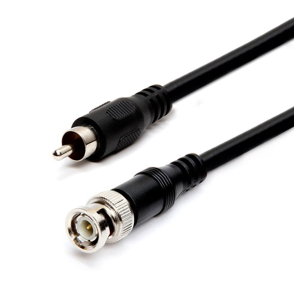 ACCL BNC Male to RCA Male 75 Ohm coaxial cable RG59U - 25 Feet, 1 Pack