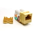 thumbnail image 1 of ACCL Cat.5E RJ45 110 Type Keystone Jack Ivory, 3 Pack, 1 of 1
