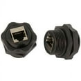 thumbnail image 1 of ACCL Cat.6 RJ45 Shielded Industrial Panelmount Bulkhead Coupler, 5 Pack, 1 of 1