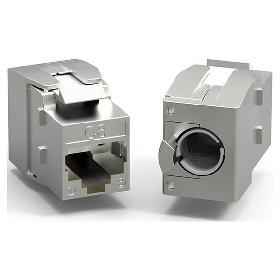 ACCL Cat.8 RJ45 Tool Less Shielded Keystone Jack, 1 Pack