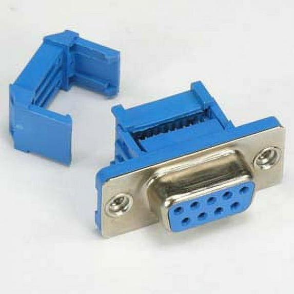 ACCL DB9 Female IDC Metal Shell Connector, 10 Pack