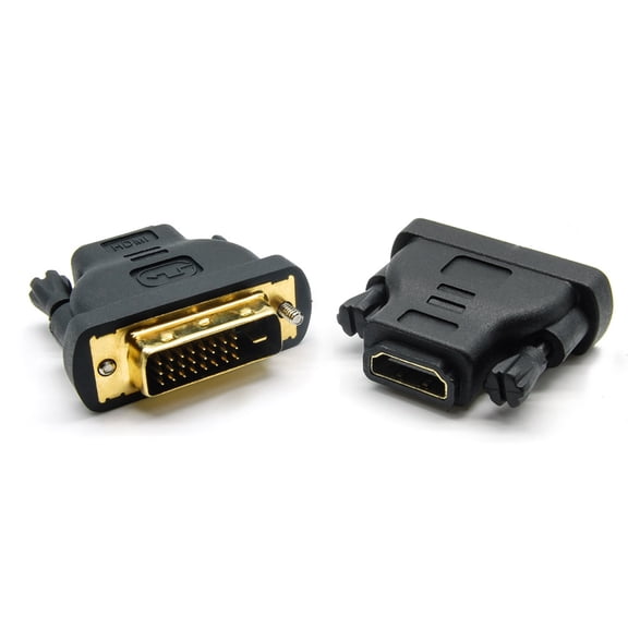 ACCL DVI-D Dual Link-M (24+1) to HDMI-F Adapter, 1 Pack