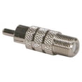 thumbnail image 1 of ACCL F-Type Female to RCA Plug Adapter, 2 Pack, 1 of 1