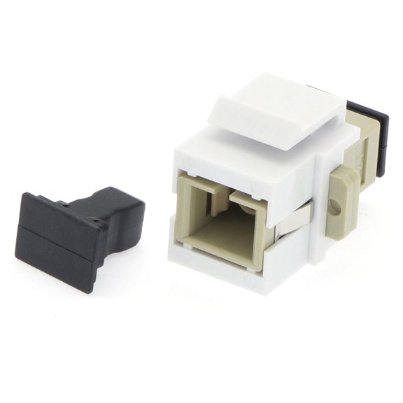 ACCL Keystone Jack SC/UPC Multimode Simplex Ivory, 1 Pack