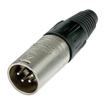 ACCL Neutrik 4 Pin XLR Male Connector NC4MX, 1 Pack