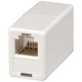 thumbnail image 1 of ACCL RJ12 Modular Inline Coupler Straight, White, 3 Pack, 1 of 1
